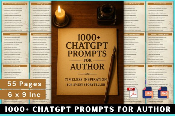 1000 ChatGPT Prompts for Authors