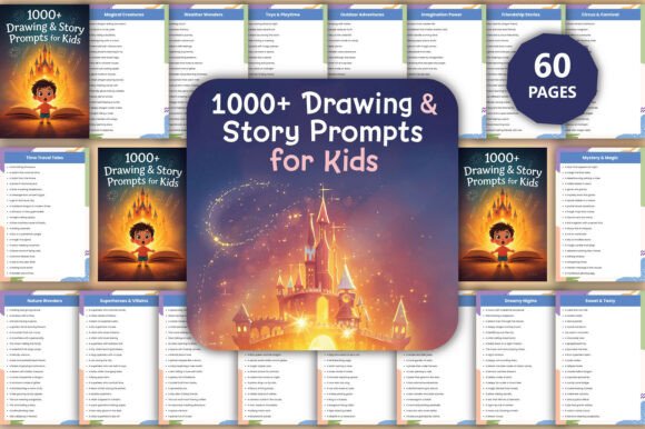 1000 Drawing Story Prompts for Kids