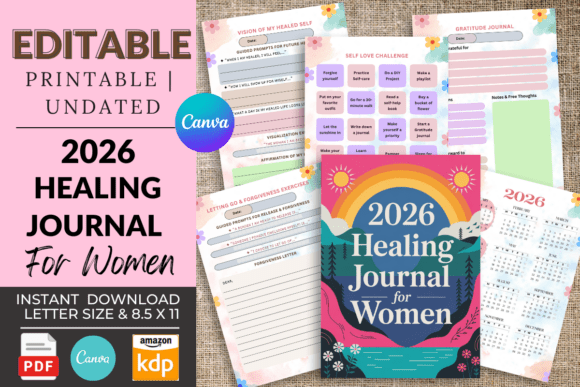 2026 Healing Journal for Women