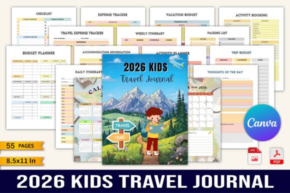 2026 Kids’ Travel Journal