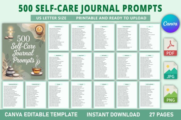 500 Self-Care Journal Prompts: A Strategic Tool for Intentional Growth and Sustainable Output