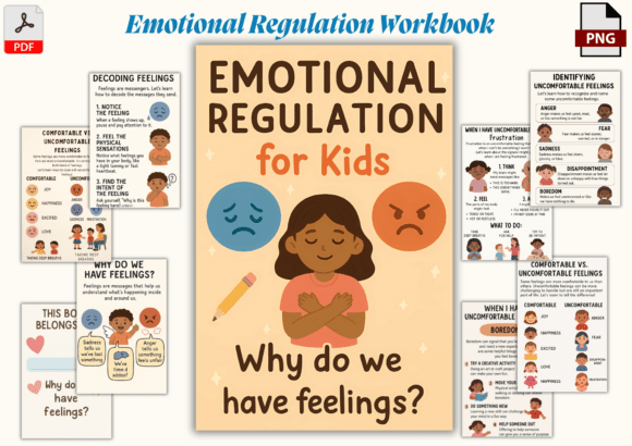 Emotional Regulation for Kids Workbook: A Strategic Tool for Educators, Parents, and Creators