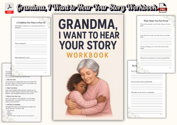 Grandma, I Want to Hear Your Story Workbook: A Practical Guide for Capturing Family Legacy