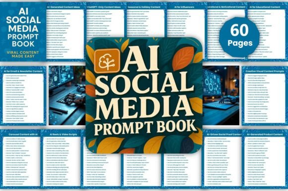 The 1000 AI Social Media Prompt Book: Your Strategic Shortcut to Consistent, Creative Content
