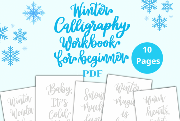 Winter Calligraphy Workbook